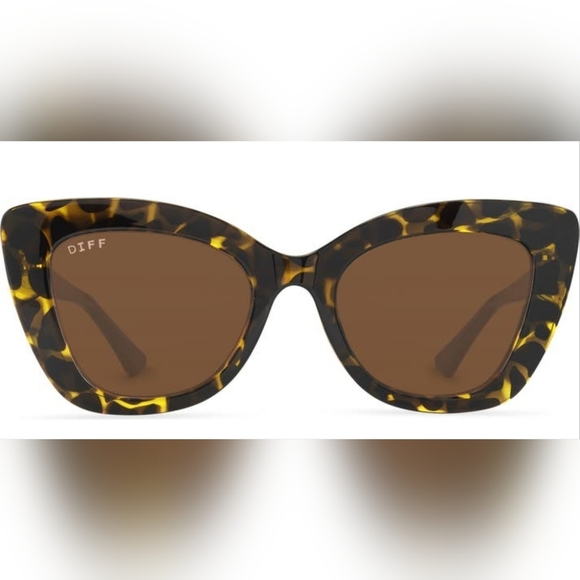 DIFF Melody 52mm Square Sunglasses